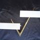 Pair of home wall light Arlus Bronze and opaline