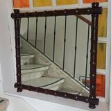 Vintage bamboo style mirror