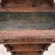 High Louis XIII writing desk in oak, 19th century.