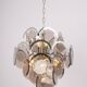 Vistosi Chrome Suspension with Smoked Glass Discs, Italy, 1970s