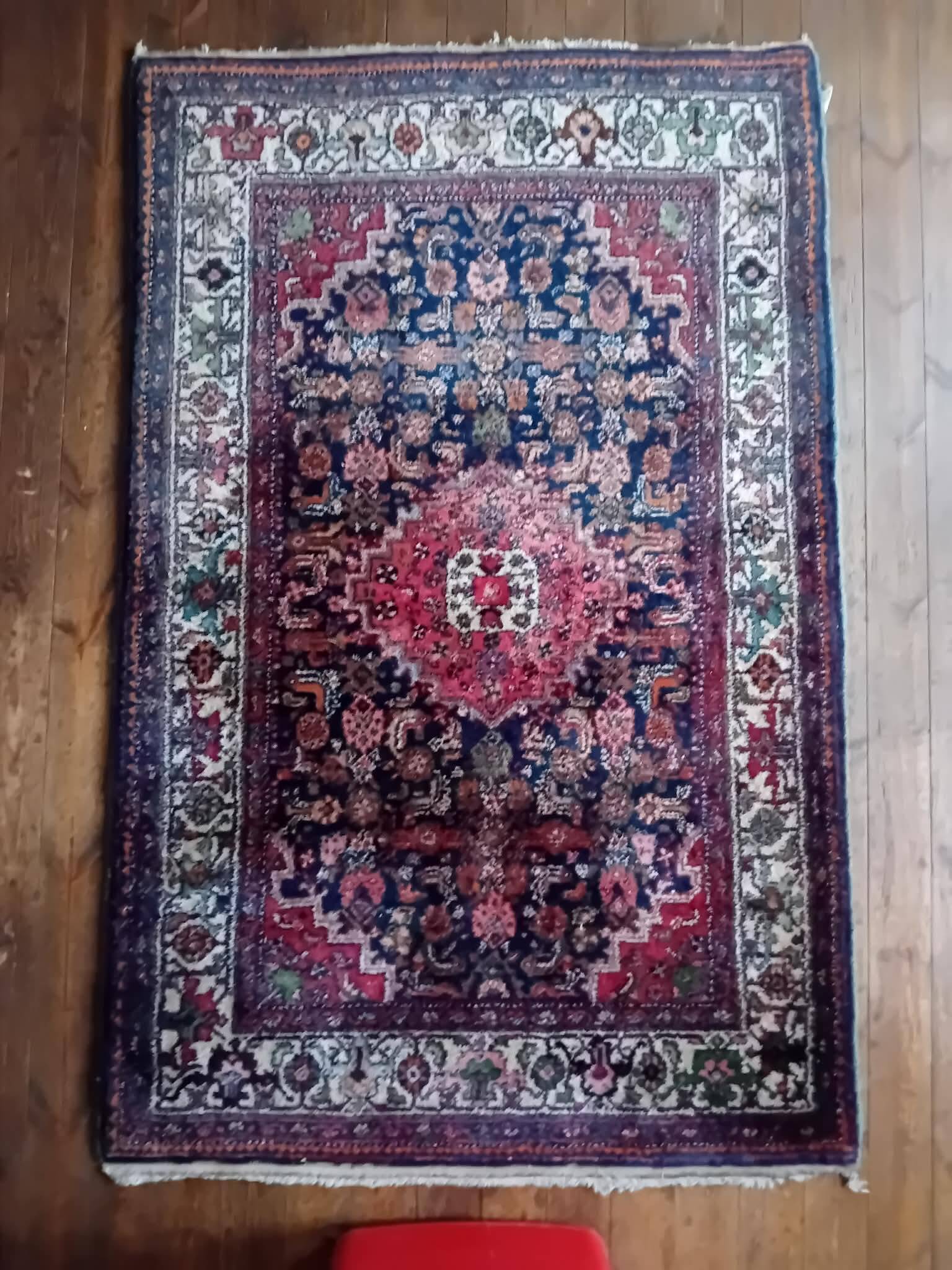 Handmade Persian carpet Mosul 202x132cm