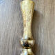 Vase en laiton doré gravé Indien