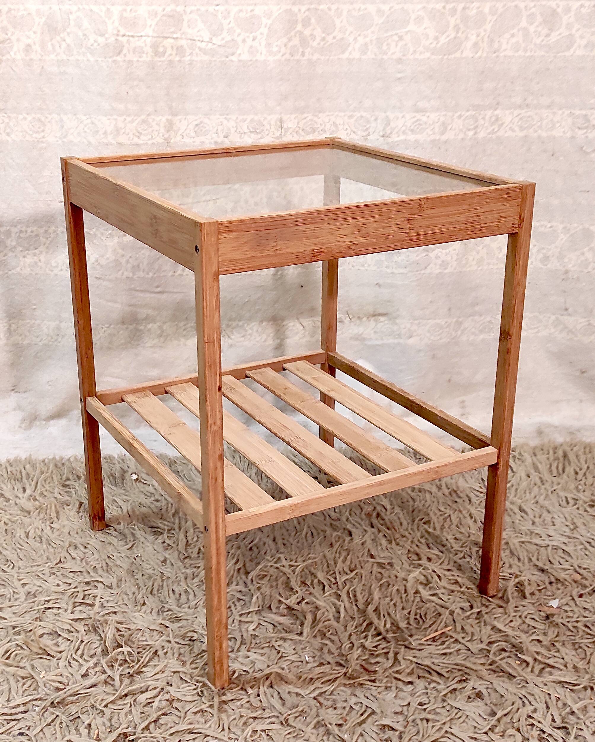 Bamboo side tables or bedside tables by IKEA "Nesna" - 1980s/90s