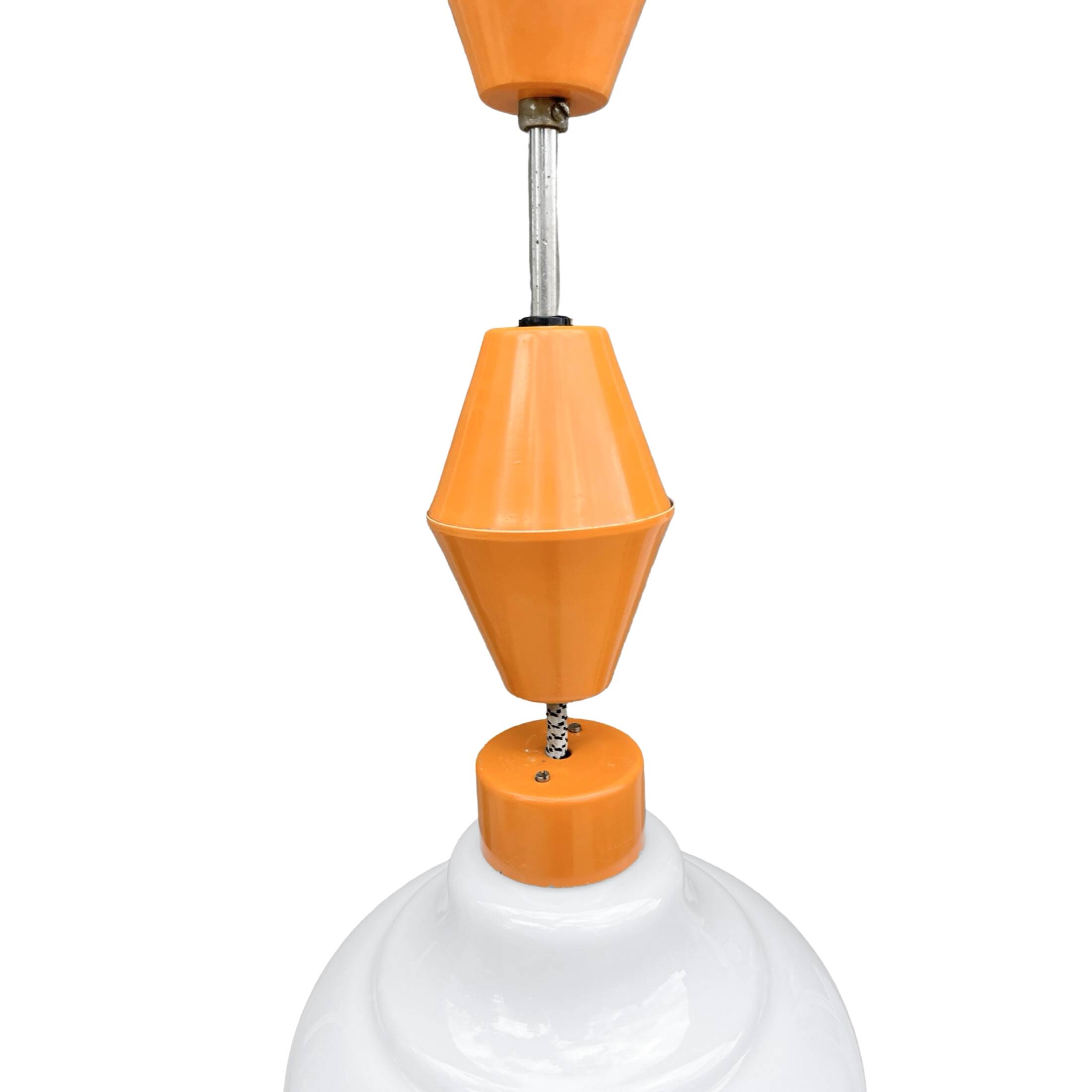 Hanging lamp, Kamenický Šenov, Czechoslovakia, 1950s.