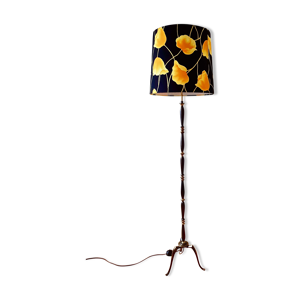 Lampadaire en cuivre des années