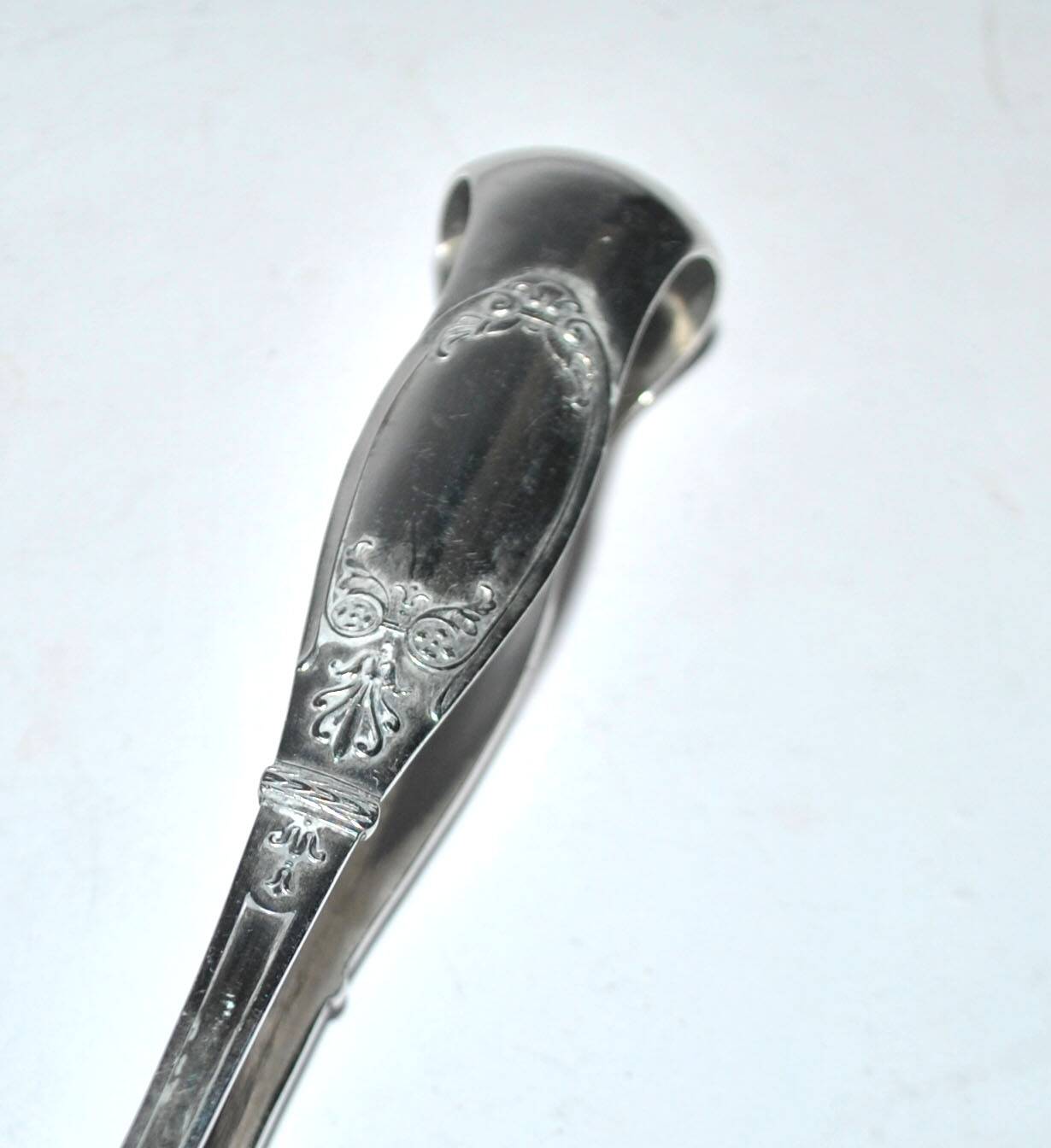 Empire Silver Metal Clawed Sugar Tongs Neoclassical Ice Tongs