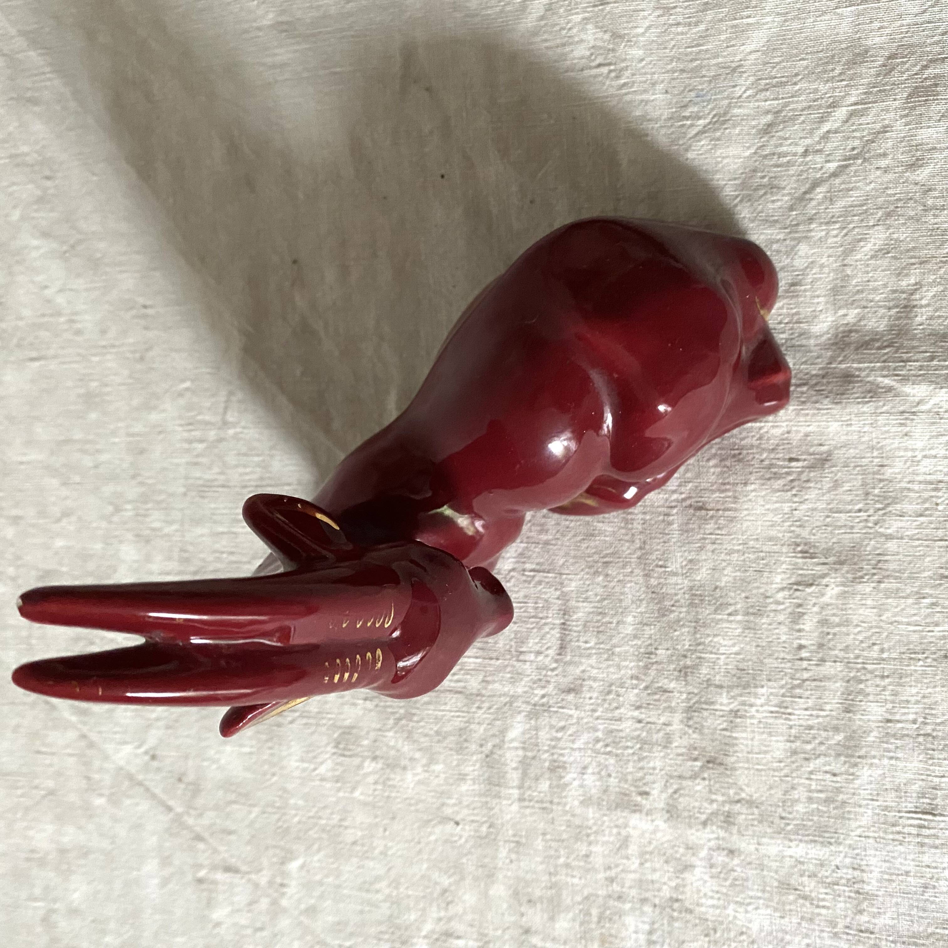 Gazelle en céramique , années 30-40