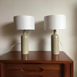 Vintage ceramic stoneware table lamp