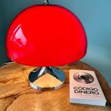 Red mushroom lamp from the 1970s