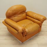 Orange armchair, Space Age design, 1960s, production: Italy
