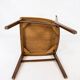 Set of six chairs in walnut 40s