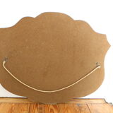 Bevelled wall mirror, old, art deco