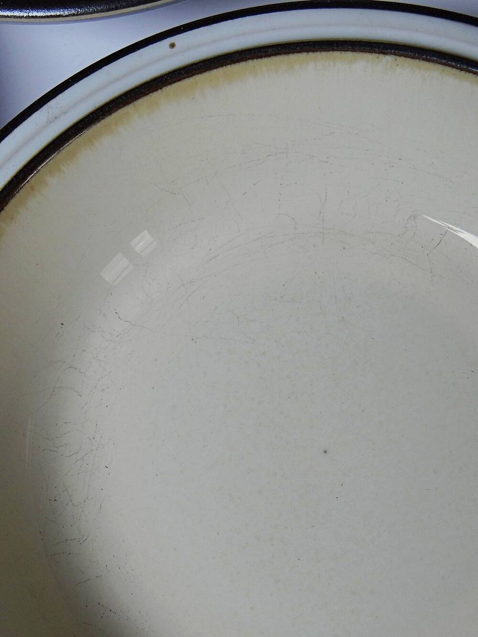 8 bols, assiettes creuses Denby England en grès, années 80-90