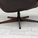 1970s, Danish design by H.W.Klein, swivel chair with footstool.