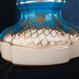 Pair of vases with porcelain lids from Paris, late 19th century