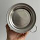 Shiny silver metal champagne bucket