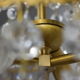 vintage glass stamped hot air balloon chandelier