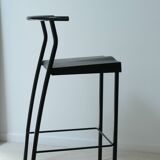 Starck's HI-GLOB black bar stool for Kartell
