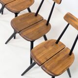 Laukaan Puu set of four ‘Pirkka’ dining chairs by Ilmari Tapiovaara