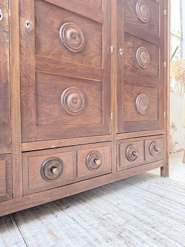 Armoire chêne « basque » dudouyt