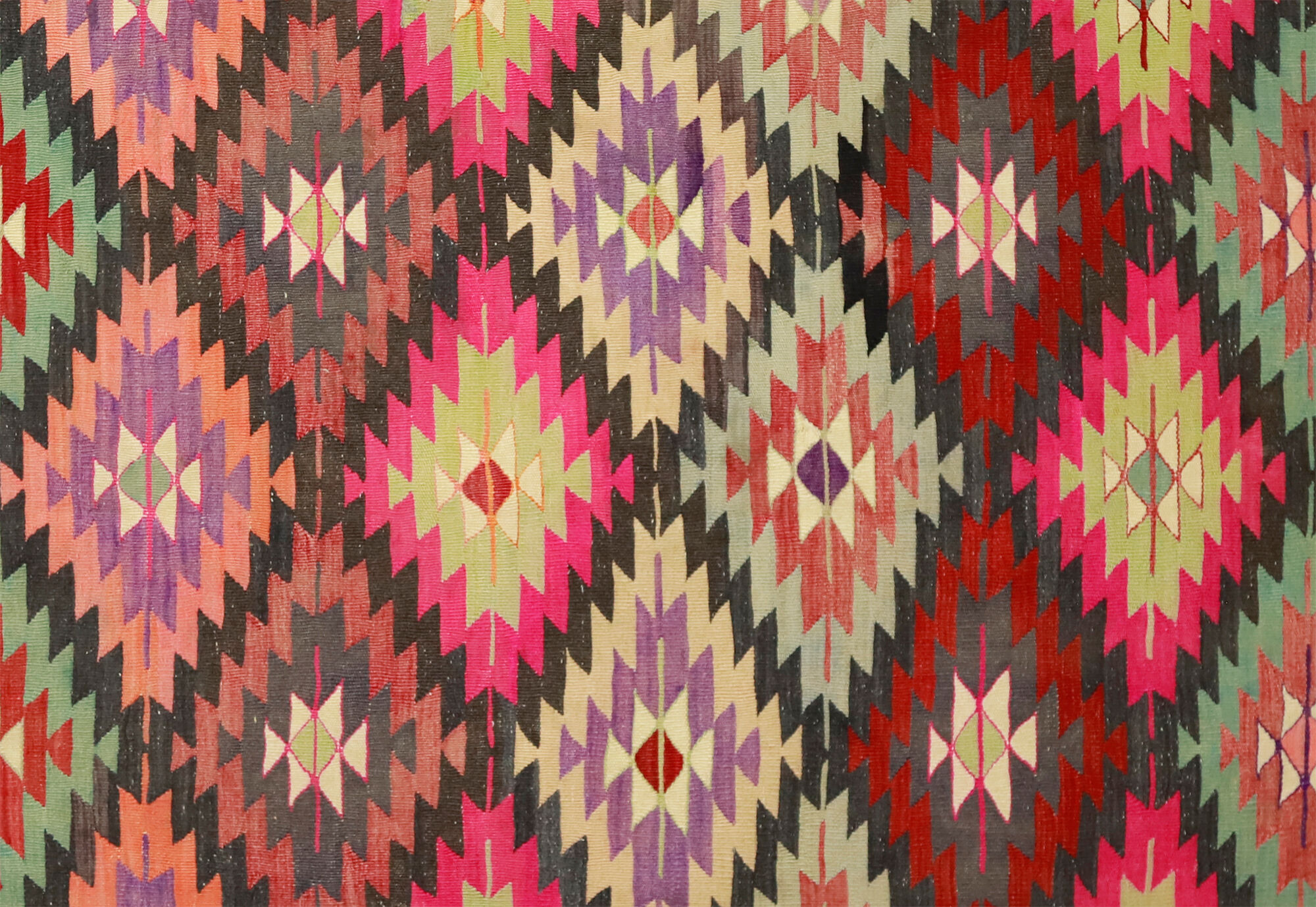 Anatolian handmade kilim rug 296 cm x 163 cm