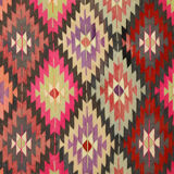 Anatolian handmade kilim rug 296 cm x 163 cm