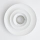Danish white pendant mid century lamp 1970