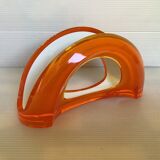 Orange guzzini mail rack made in Italy