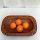 Tray in solid exotic wood