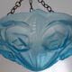 Glass chandelier Degué Blue
