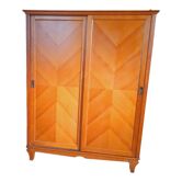 Armoire vintage 2 portes coulissantes