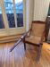 Planter's chair in wood and cane