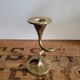 Art Deco bronze snake candle holder