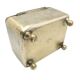 AAZ Art Deco Sugar Bowl, Silver-Plated Brass, Fraget, Poland, 1920s