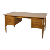 Bureau exécutif en chêne du milieu du siècle, Danemark, années 1960