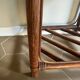 Bamboo and glass table