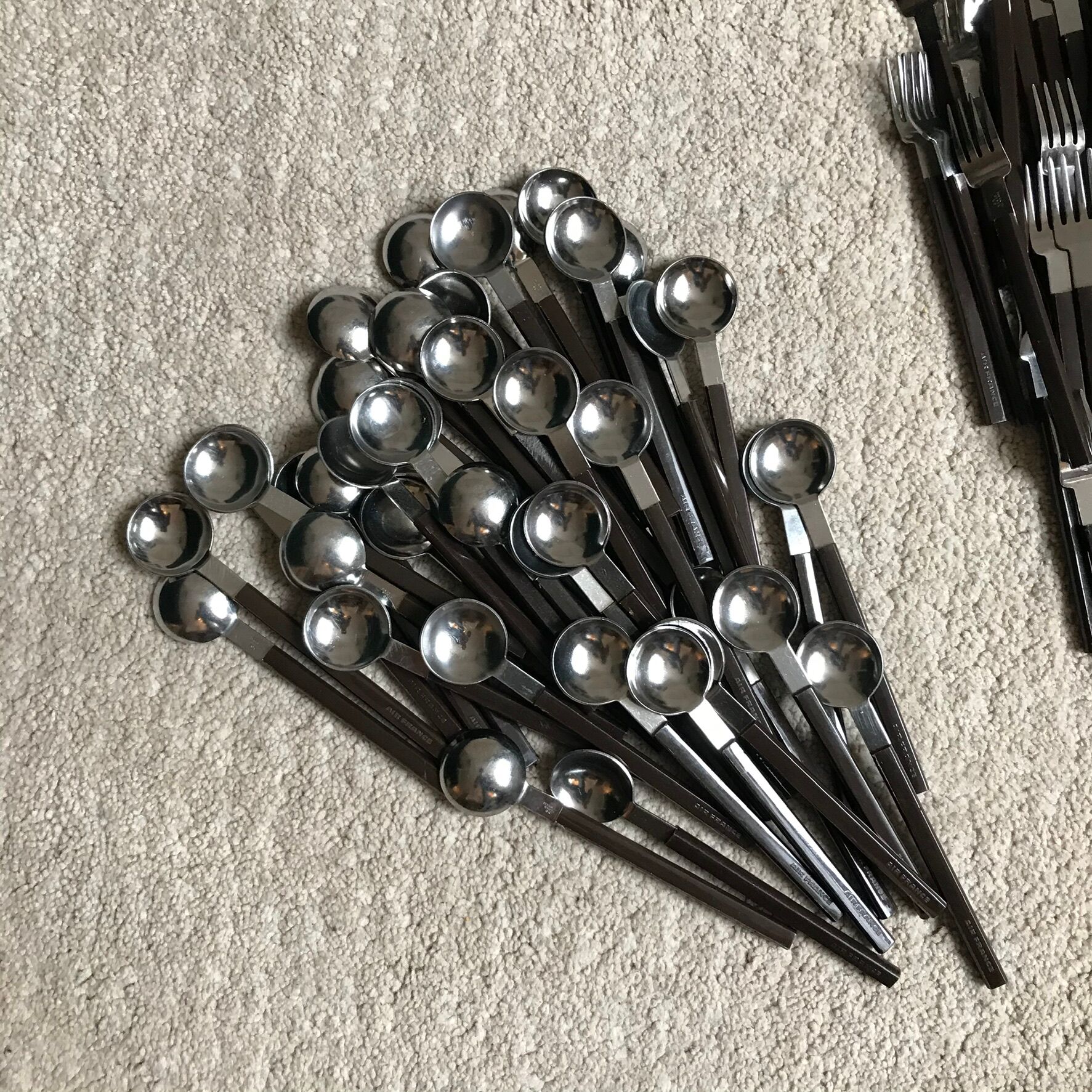 Lot of 87 cutlery Air France concorde Raymond Loewy