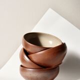 Set of sandstone bowls