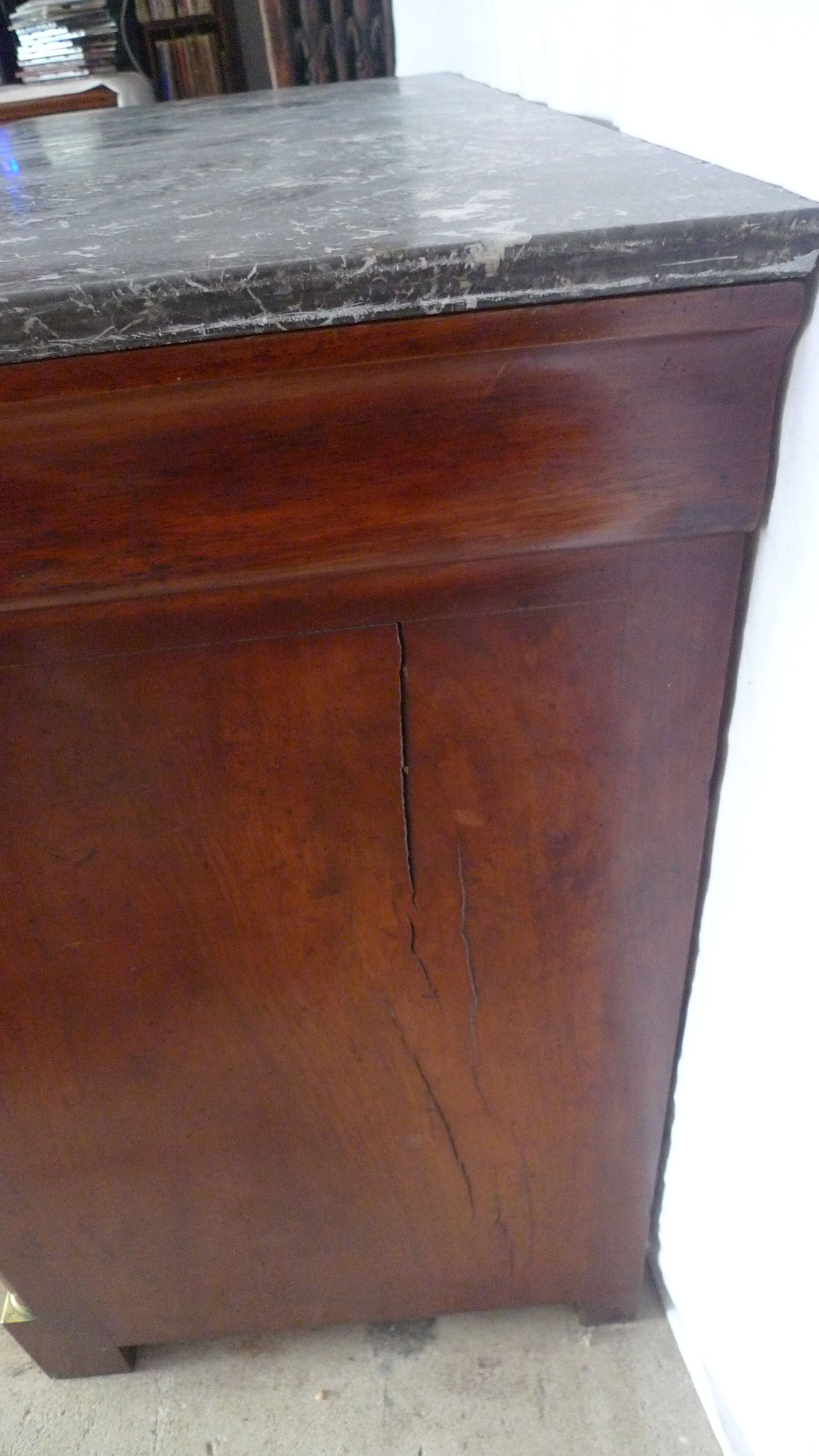 Walnut column dresser