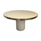 Ivory and Laiton dining table, Paris, 1970