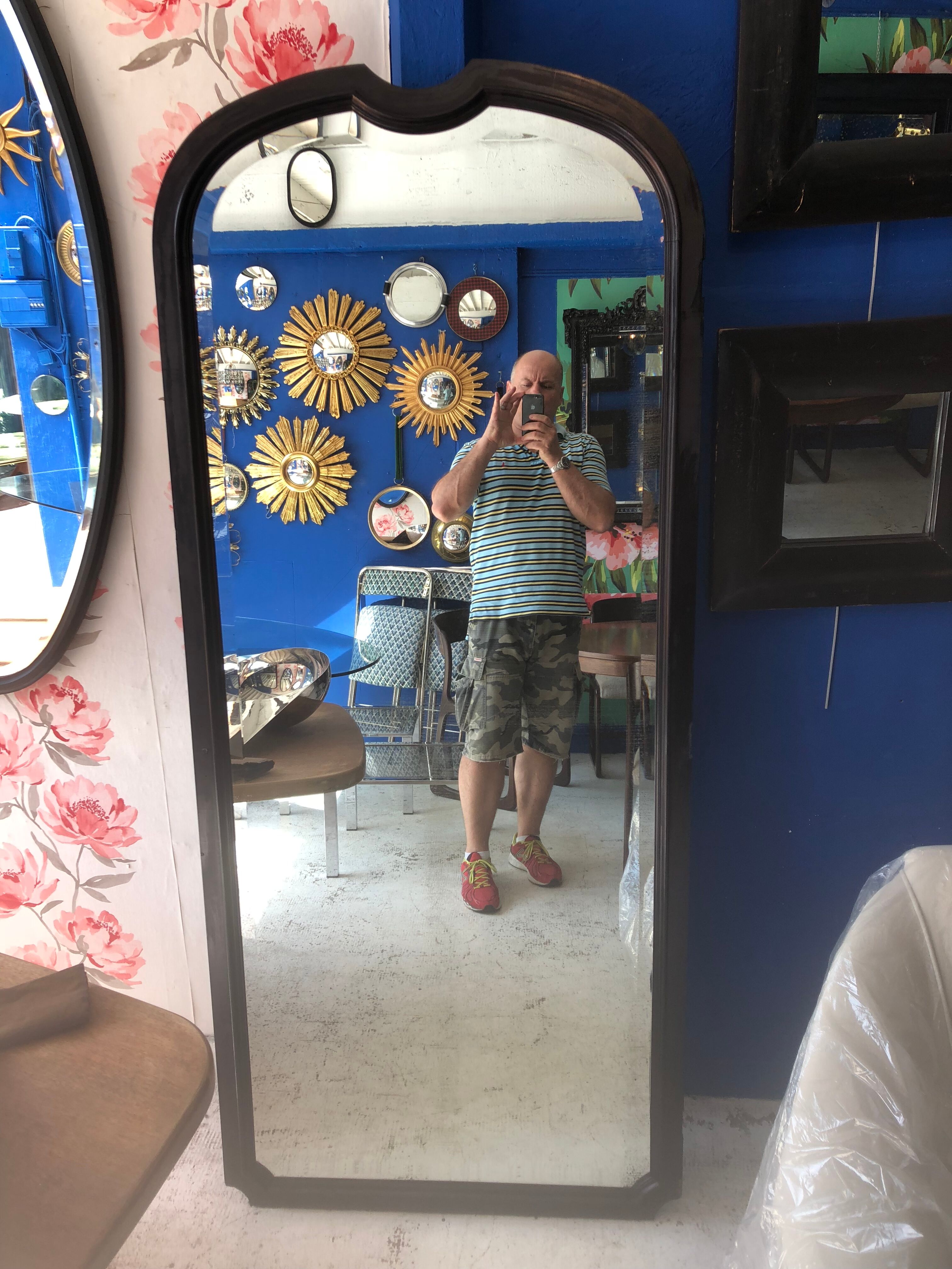 Beveled mirror 30s 300x85cm