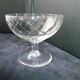 Set of 6 vintage champagne glasses in Cristallin Decoration of crosses