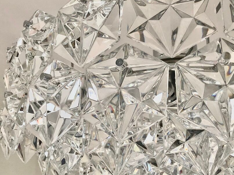 Kinkeldey Crystal Grapefruit Chandelier - Germany 70s