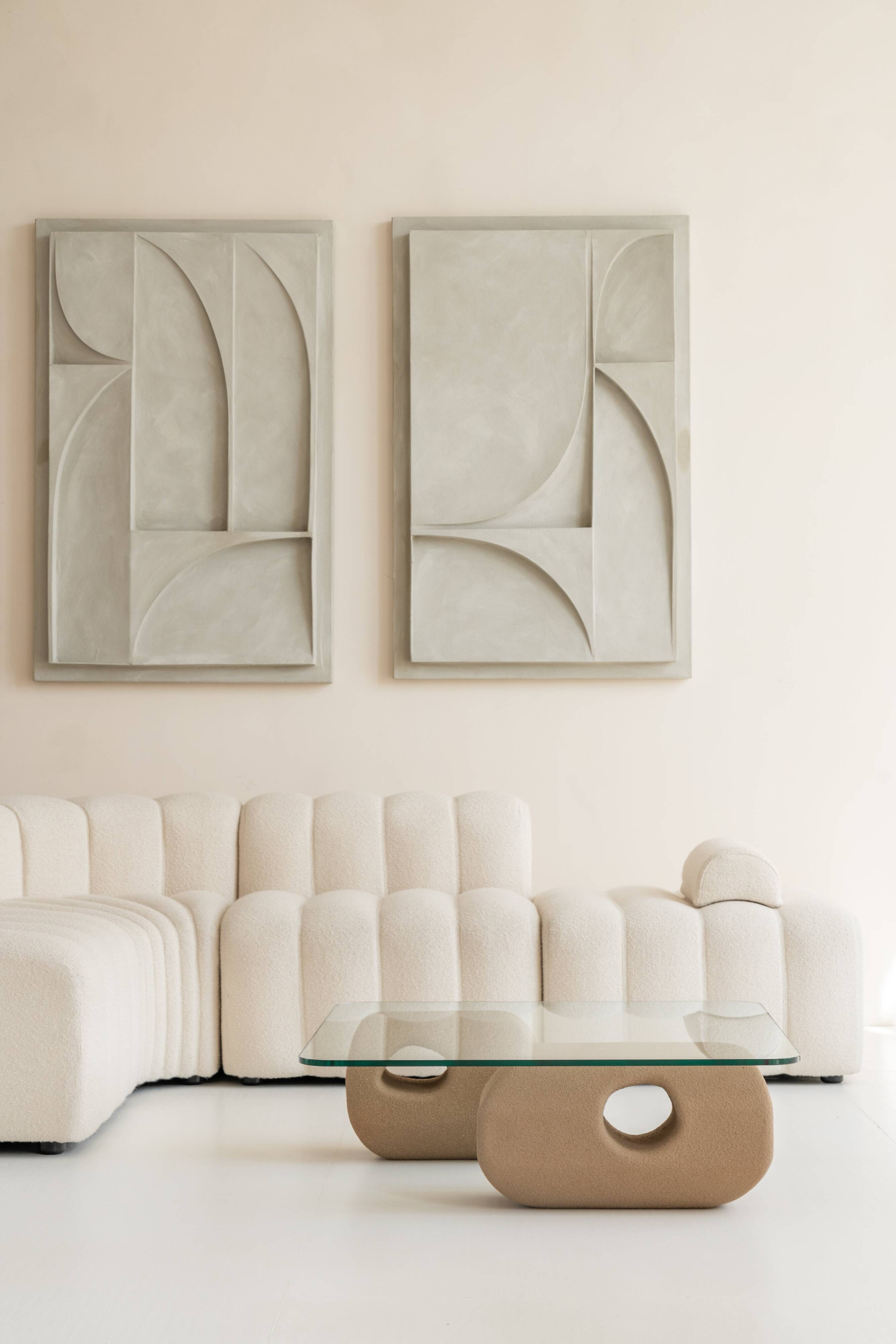 "Le Carré" coffee table from Dune ateliers