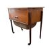 Vintage wooden sewing box/mini commode on wheels