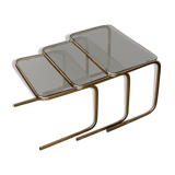 Vintage nesting tables from the 1970s.