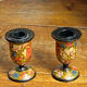 Kashmiri candlestick pair