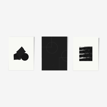 Set of 3 Monochrome