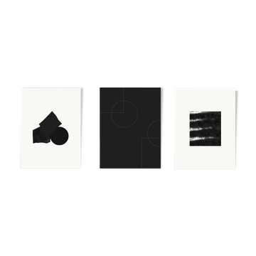 Set of 3 Monochrome