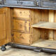 Solid Pine Kitchen Cupboard, 1900's